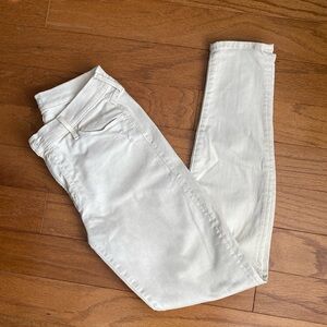 MOTHER the Charmer Ivory Denim